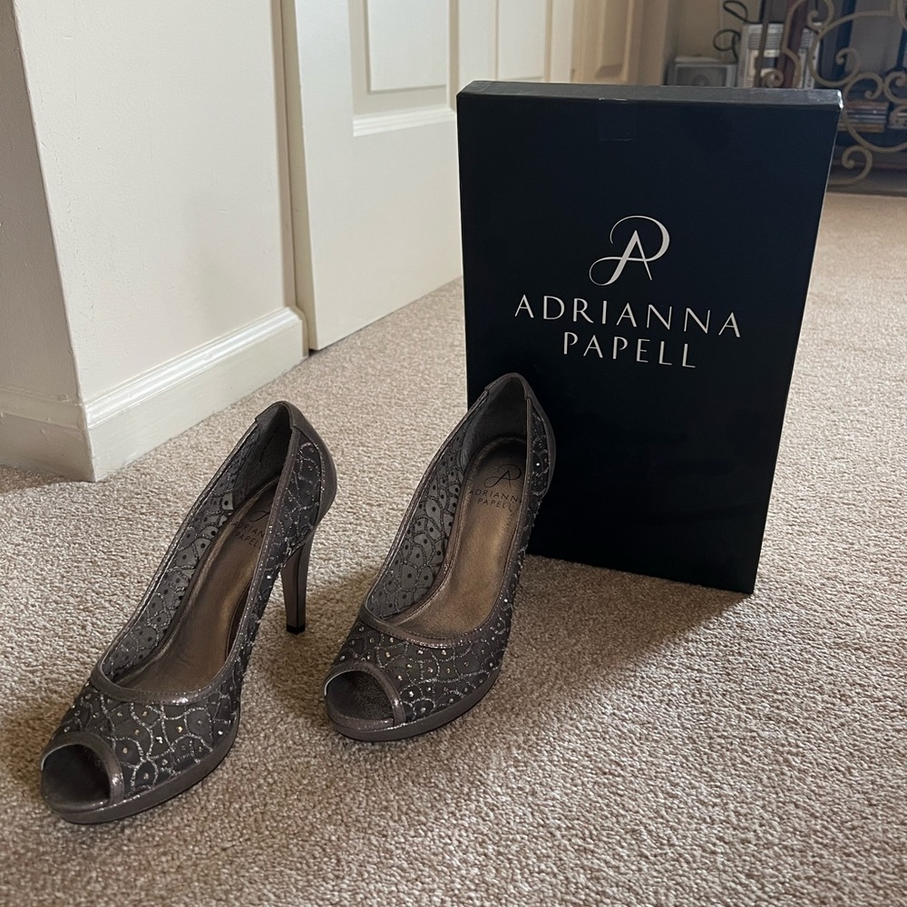 Adrianna Papell Beaded Heels size 6